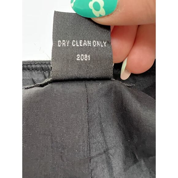 Womens Rafaella Black Minimalist Skirt Size 12 Petite with alterations - Picture 5 of 10